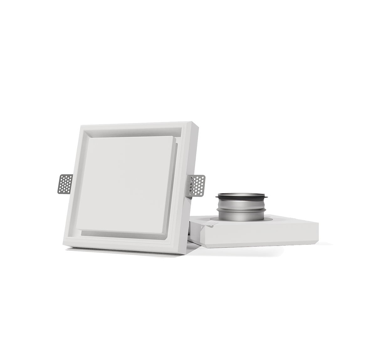 Диффузор под покраску скрытого монтажа SECRET SOFT FRAME D125мм