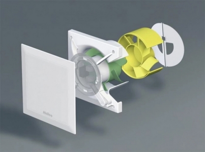 Накладной вентилятор Helios MiniVent M1/120 P (Таймер, Датчик движения)